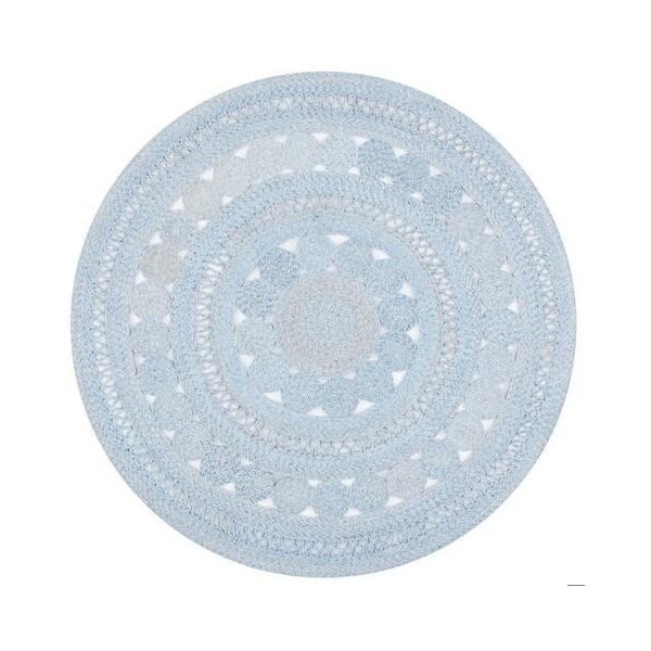 Safavieh 7 x 7 ft. Cape Cod Round Area Rug, Blue CAP222M-7R - main